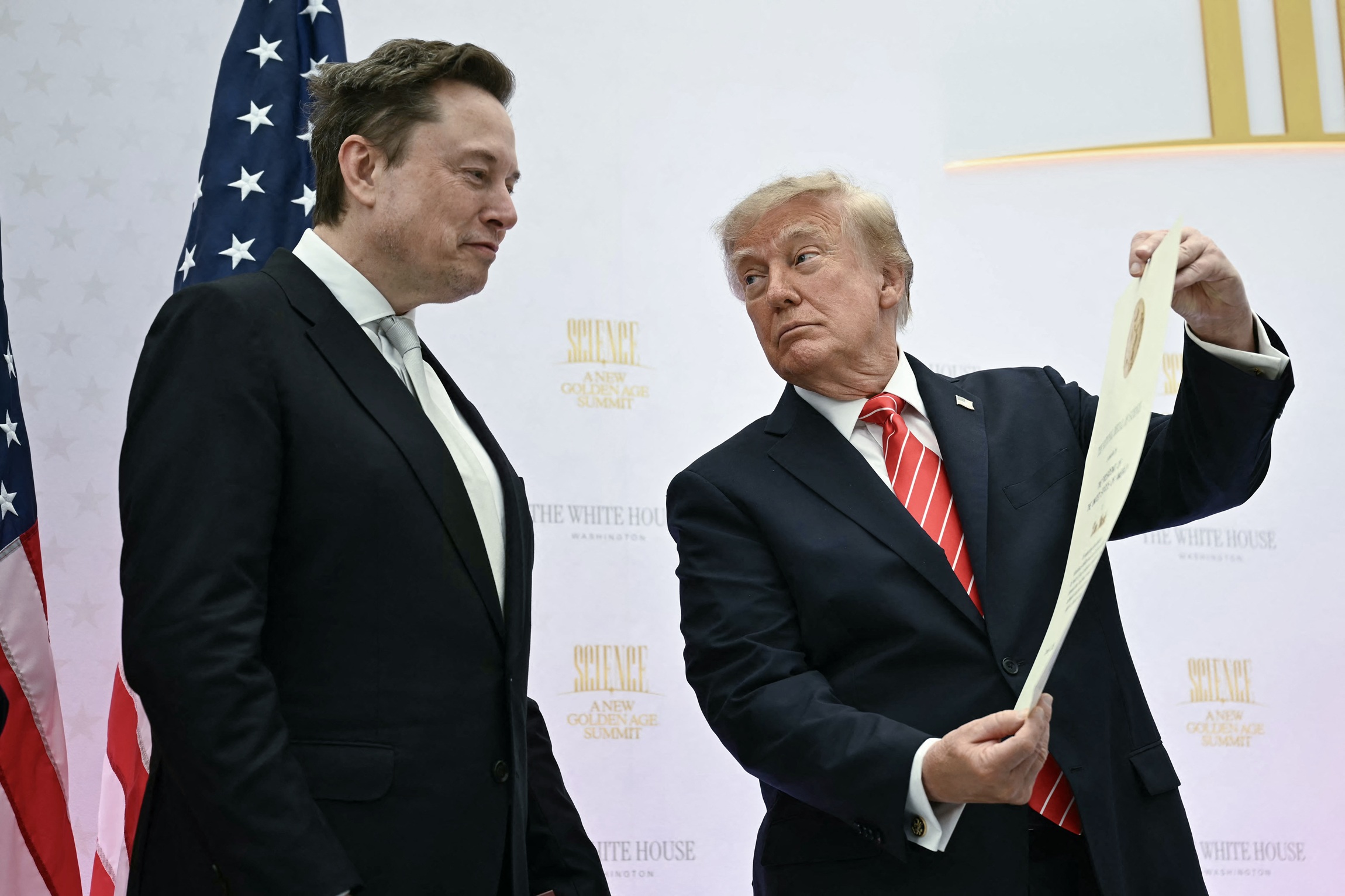 Trump thanks Musk for plan to donate SpaceX shares to American children