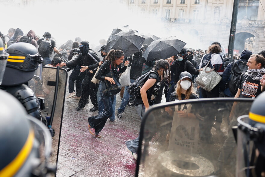 Weapons and tactics blamed for injuring French protesters