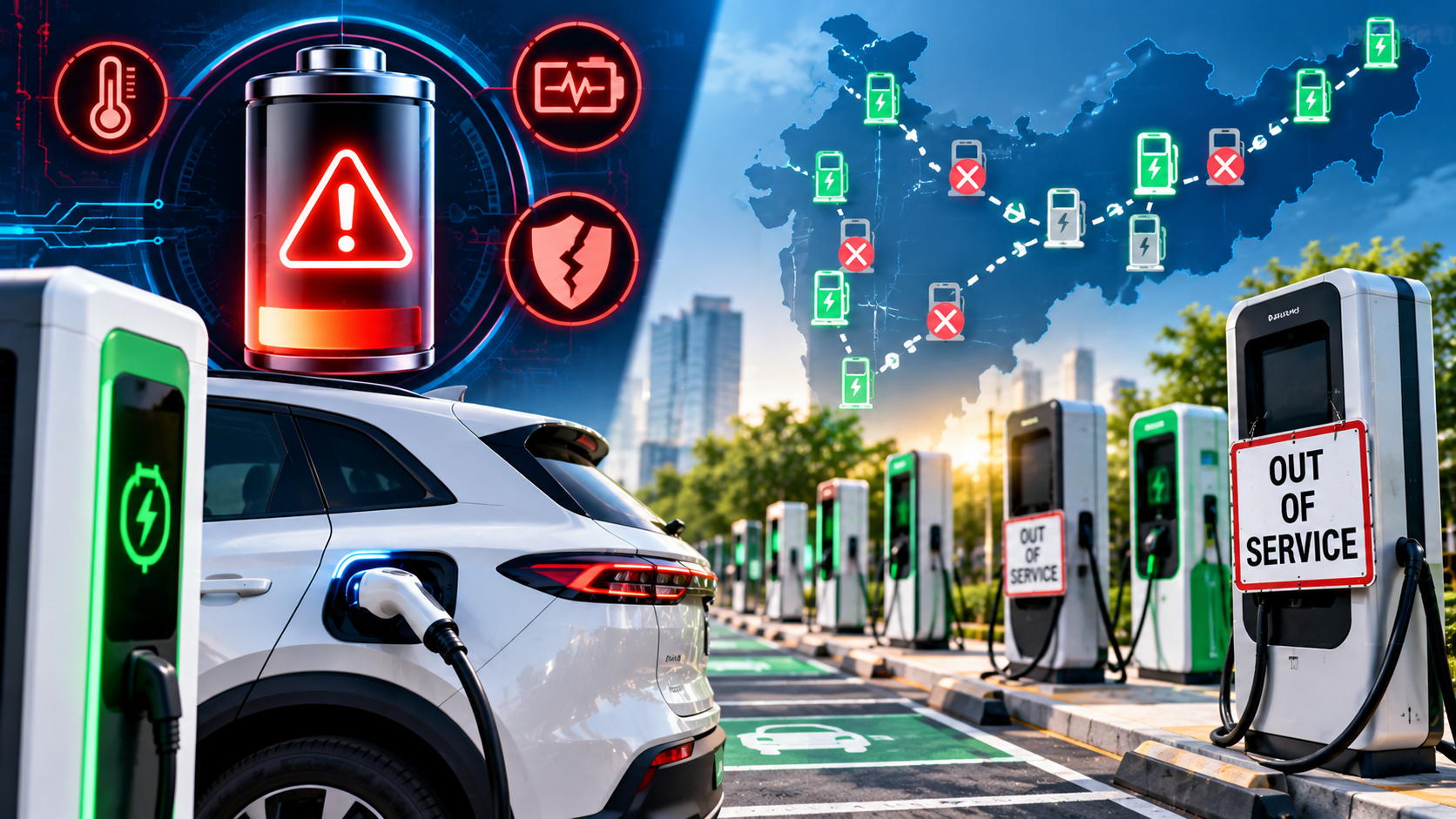Battery reliability, charging gaps hinder EV adoption