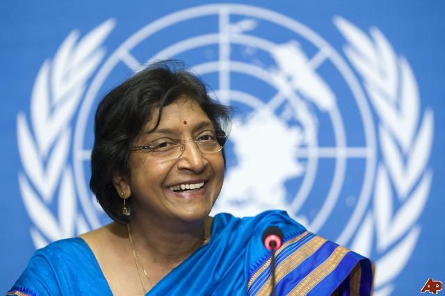 தமிழ் வம்சாவளியைச் சேர்ந்த நவி பிள்ளைக்கு அமைதிக்கான நோபல் பரிசு அறிவிப்பு