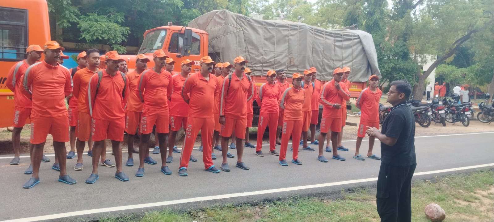 சென்னையில் கனமழை எச்சரிக்கை: தயார் நிலையில் அரக்கோணம் தேசியப் பேரிடர் மீட்புப்படை