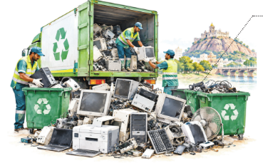 Tiruchi Corporation collects 2 tonne of e-waste