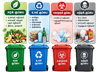 குப்பையை தரம் பிரிக்காத வணிக நிறுவனங்கள்! 40 நாட்களில் ரூ.6.60 லட்சம் அபராதம் வசூல்!