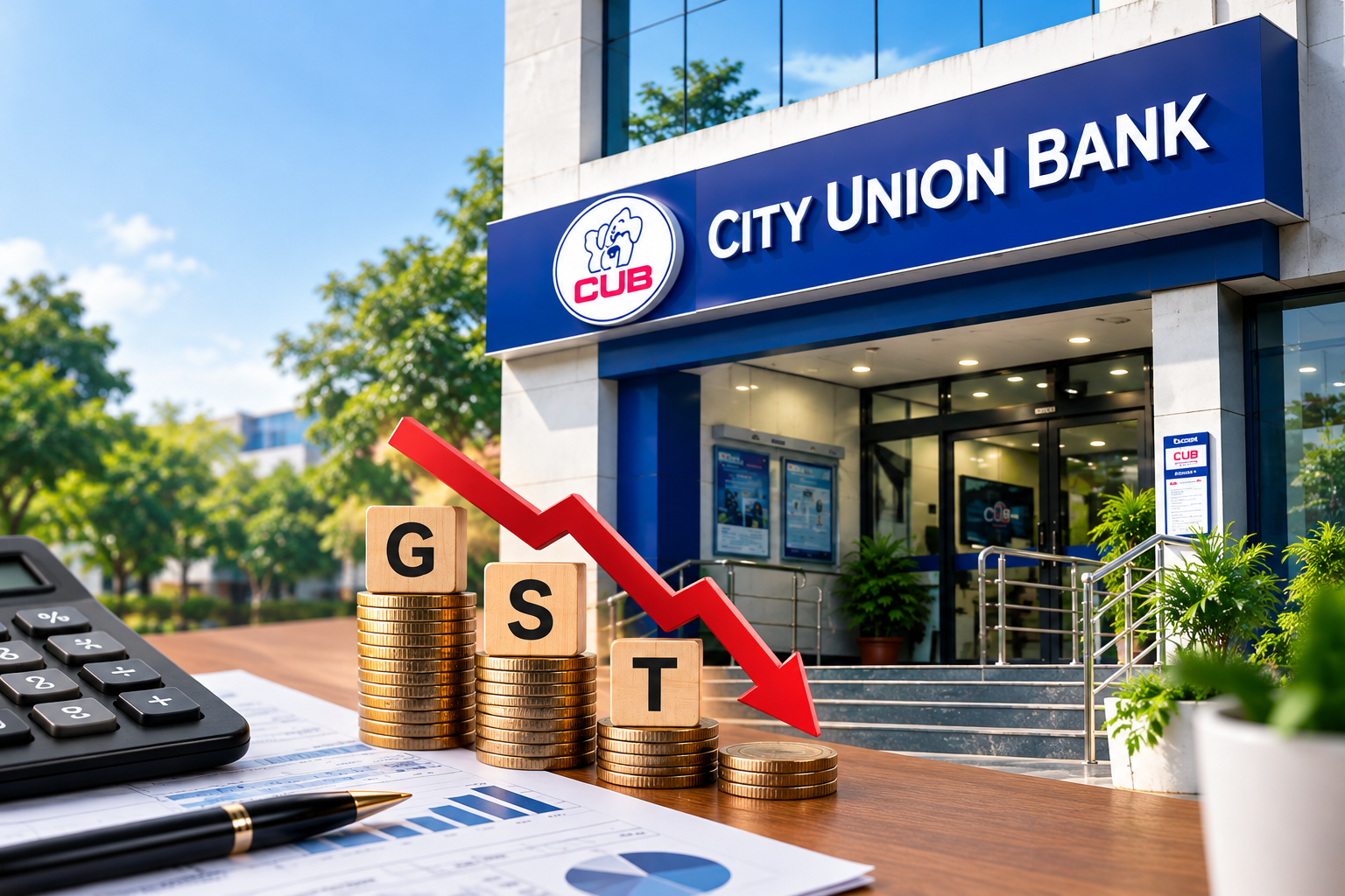 ரூ.209 கோடியாக குறைக்கப்பட்ட சிட்டி யூனியன் வங்கி GST நிலுவை!