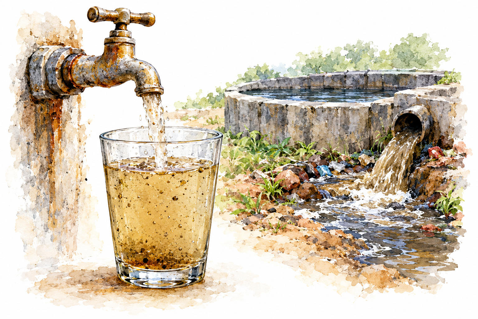 Concern over contaminated water