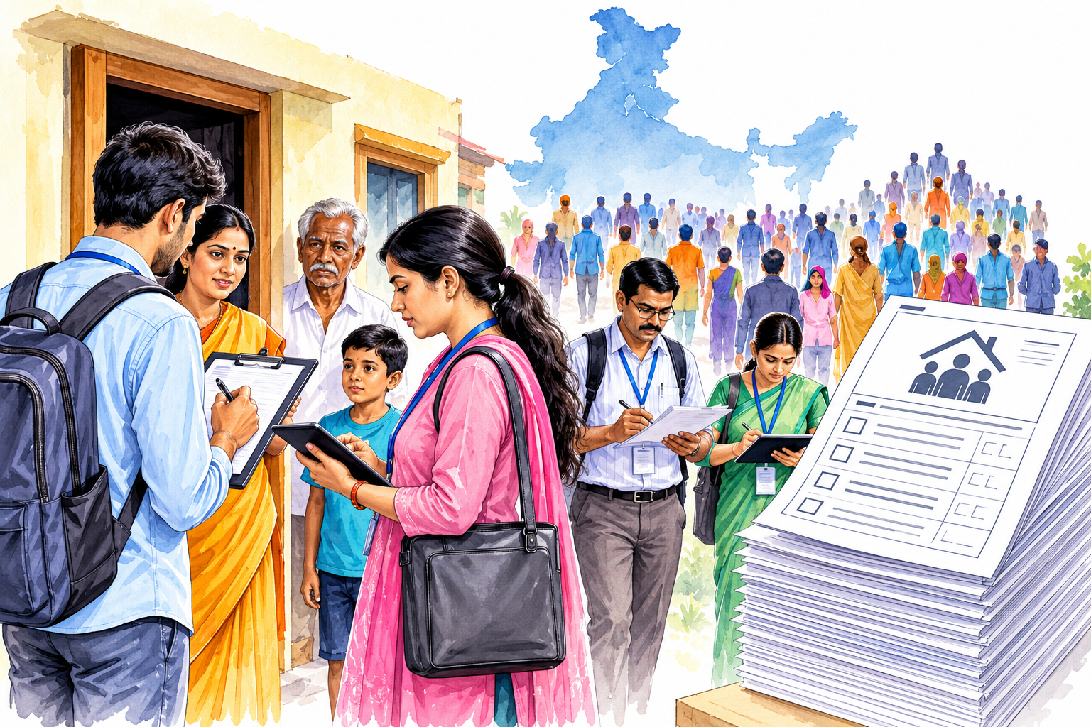 Over 1.6 lakh staff to conduct population enumeration