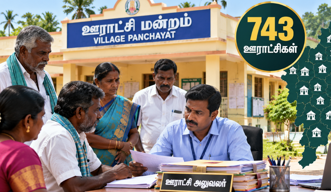 743 ஊராட்சிகளுக்கு தனி அலுவலர் நியமனம்