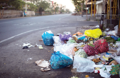Fine for dumping darbage in public places in Tiruchi