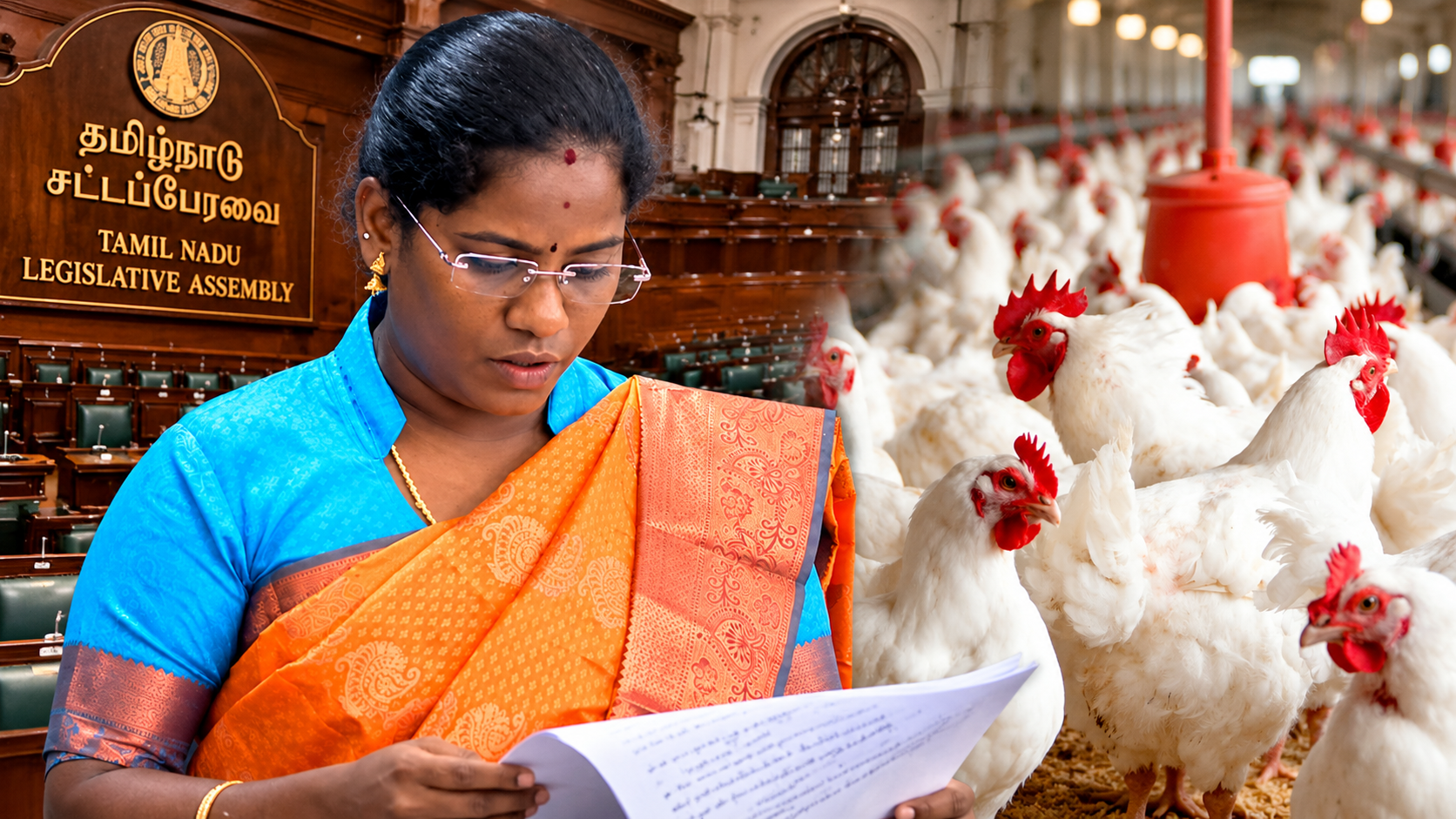 கோழியின நோய் ஆராய்ச்சி கூடத்தில் அமைச்சர் ஆய்வு
