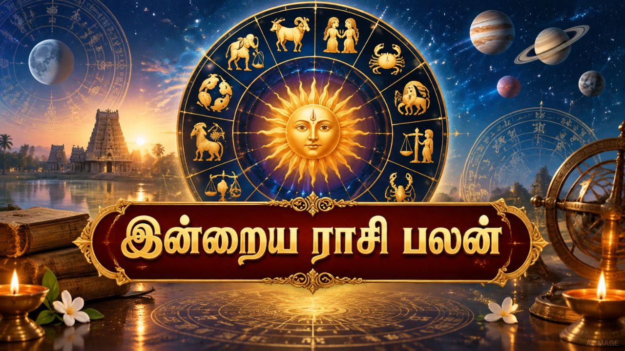 இன்றைய ராசி பலன்: 12 ராசிகளுக்கும் நாள் எப்படி இருக்கும்? இன்றைய ராசி பலன்: 12 ராசிகளுக்கும் நாள் எப்படி இருக்கும்?