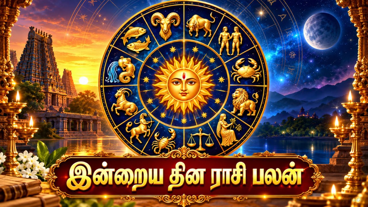  இன்றைய ராசி பலன் : எந்த ராசிக்கு மகிழ்ச்சி? யாருக்கு செலவுகள் அதிகரிக்கும்? 