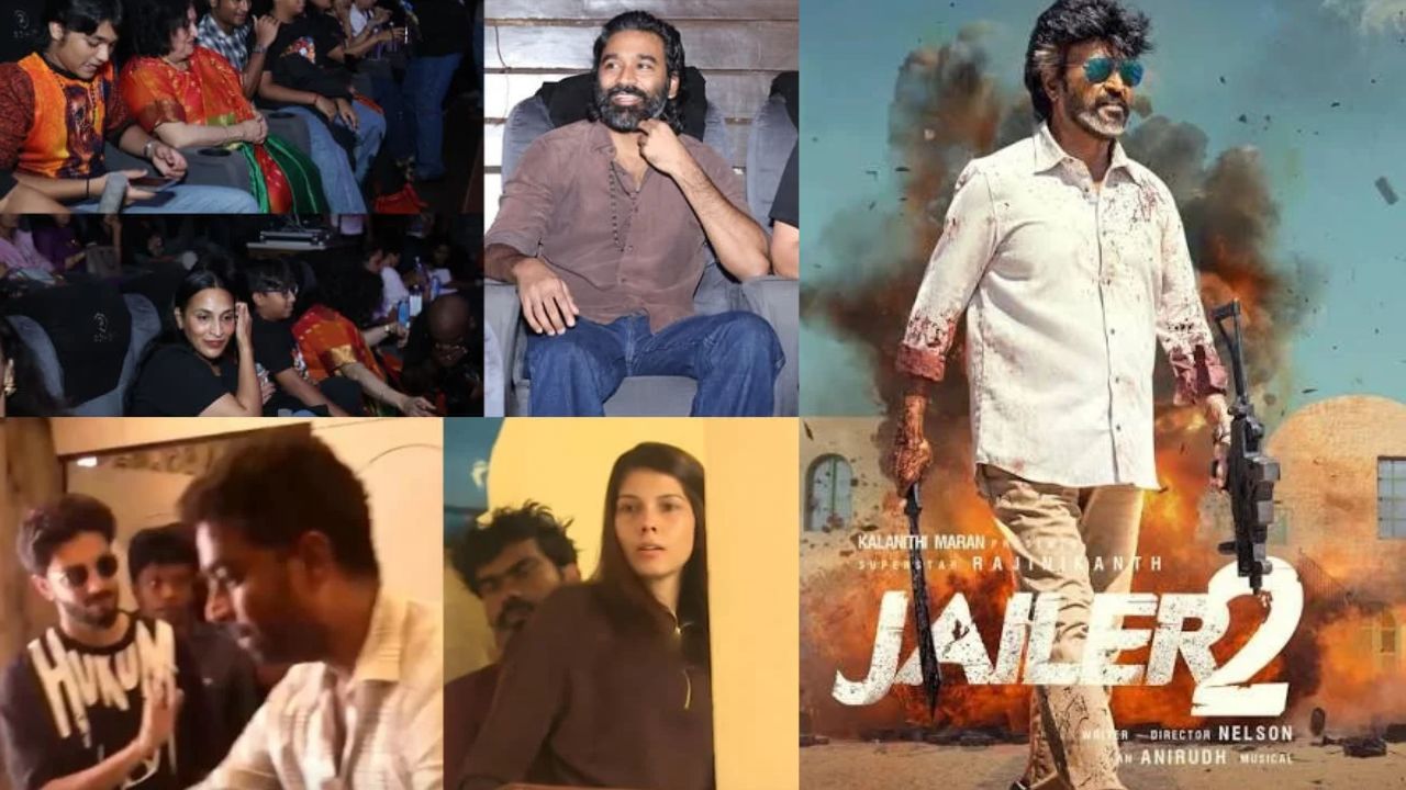 தியேட்டரில் ‘ஜெயிலர் 2’ மாஸ் சம்பவம்....தலைவரைத் தரிசிக்க குவியும் திரைப்பிரபலங்கள்!