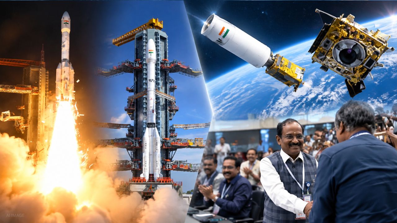 ISRO GSLVI F-17: இந்திய பாதுகாப்புக்கு புதிய பலம்... இஸ்ரோவின் அசத்தல் விண்வெளி சாதனை!