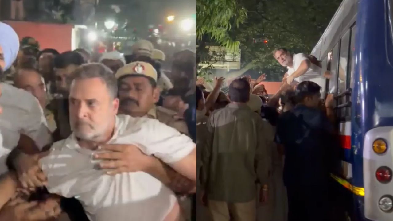 தலைமை தேர்தல் ஆணையருக்கு எதிராக போராட்டம்.. டெல்லியில் ராகுல் காந்தி கைது!