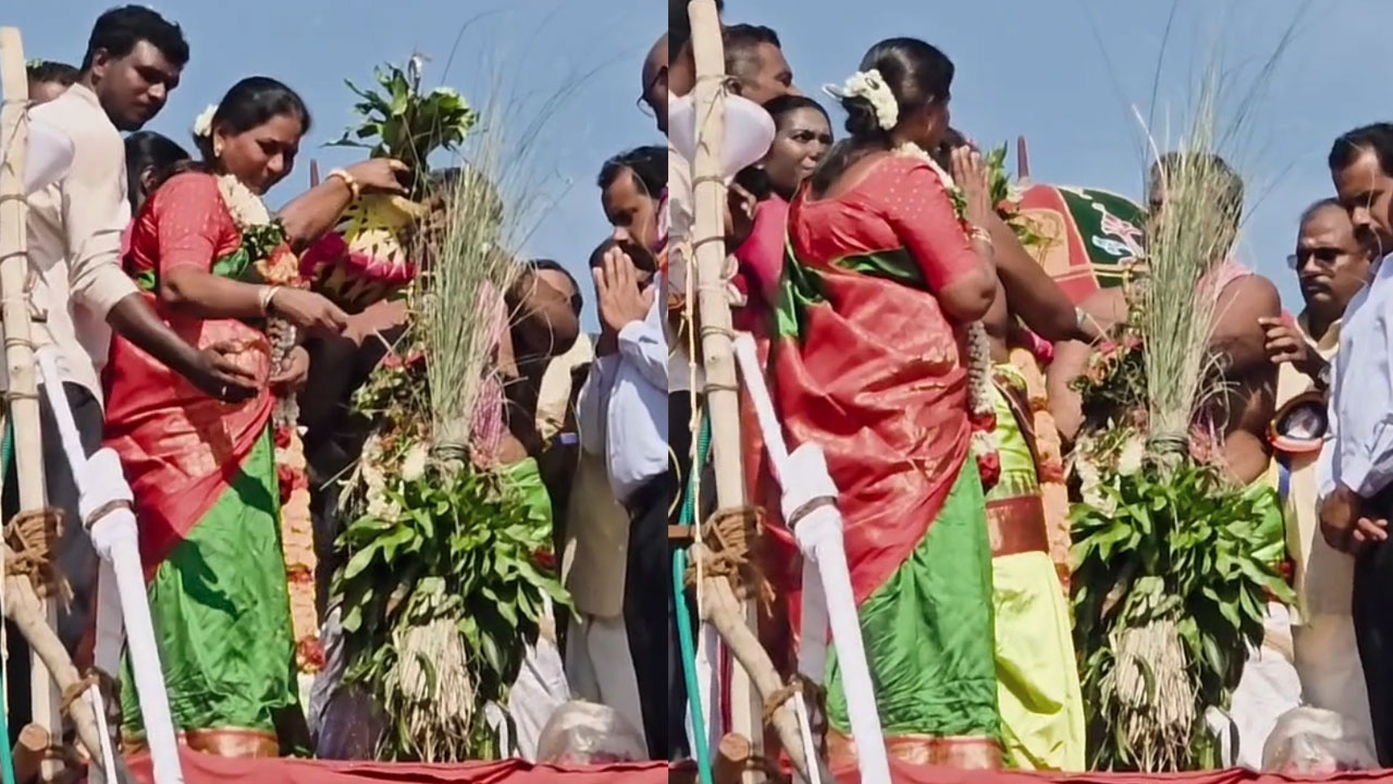 கோயில் விதிகளை மீறிய நாடாளுமன்ற உறுப்பினர்-அமைச்சரின் மனைவி.. வைரலாகும் வீடியோ