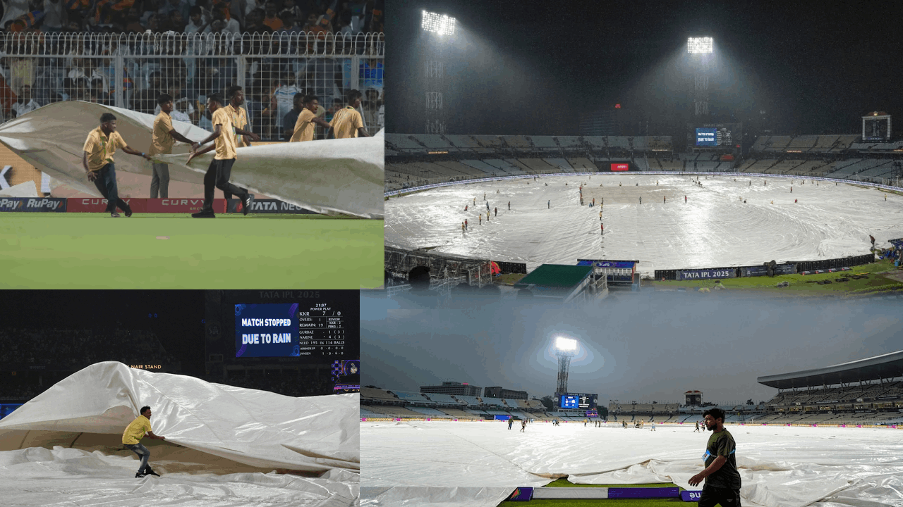 IPL2025: ஈடன் கார்டனில் கொட்டிய கனமழை.. கொல்கத்தா - பஞ்சாப் போட்டி ரத்து!