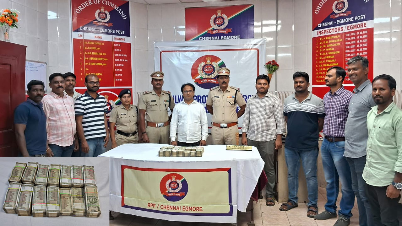 சென்னையில் ரூ.32 லட்சம் ஹவாலா பணம் பறிமுதல்...3 பேரை பிடித்து விசாரணை
