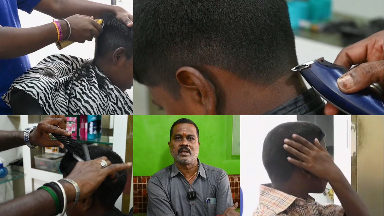 அரசு பள்ளி மாணவர்களுக்கு இலவச ஹேர்கட்- வைரலாகும் இன்ஸ்டா வீடியோ