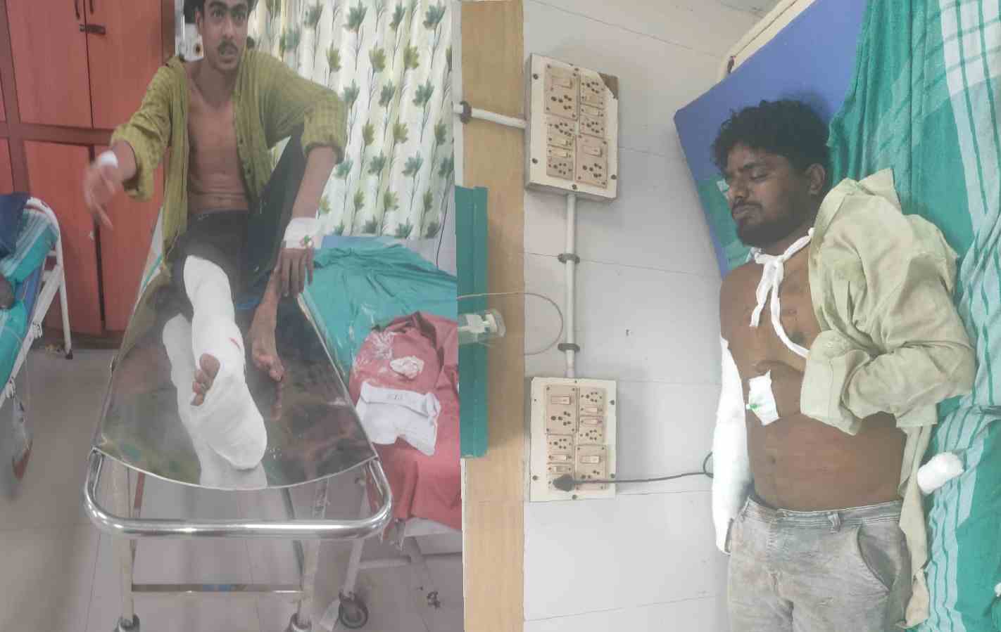 காவல் நிலையத்தில் ரகளையில் ஈடுபட்ட ரவுடிகள்: தப்பிச்செல்ல முயன்றபோது கை, காலில் எலும்பு முறிவு!   