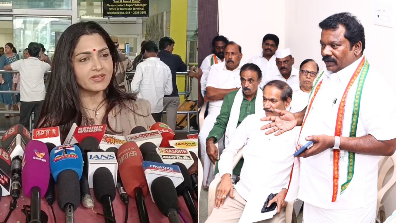 ரோஷம் இருந்தால் தனித்து போட்டியிடுங்கள்.. காங்கிரஸுக்கு குஷ்பு சவால்!