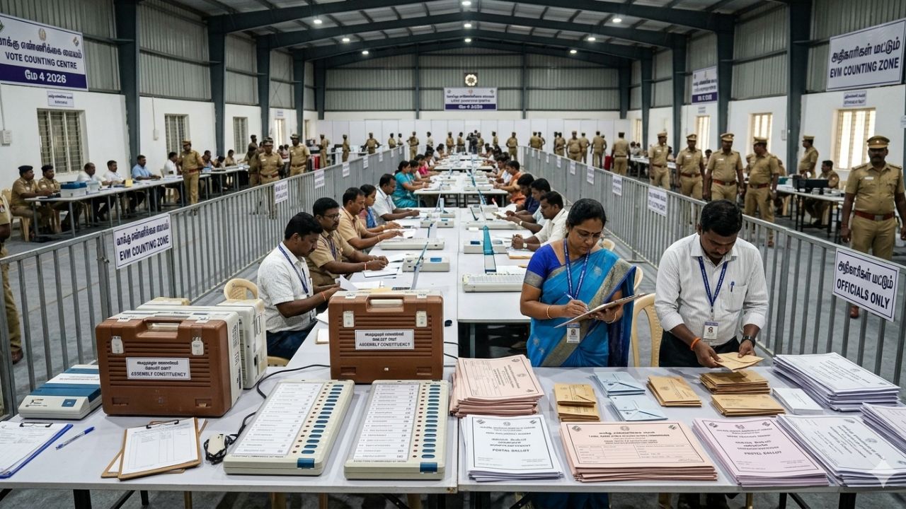 சட்டமன்ற தேர்தல் முடிவுகள்: தபால் வாக்கு எண்ணிக்கை தொடக்கம்!