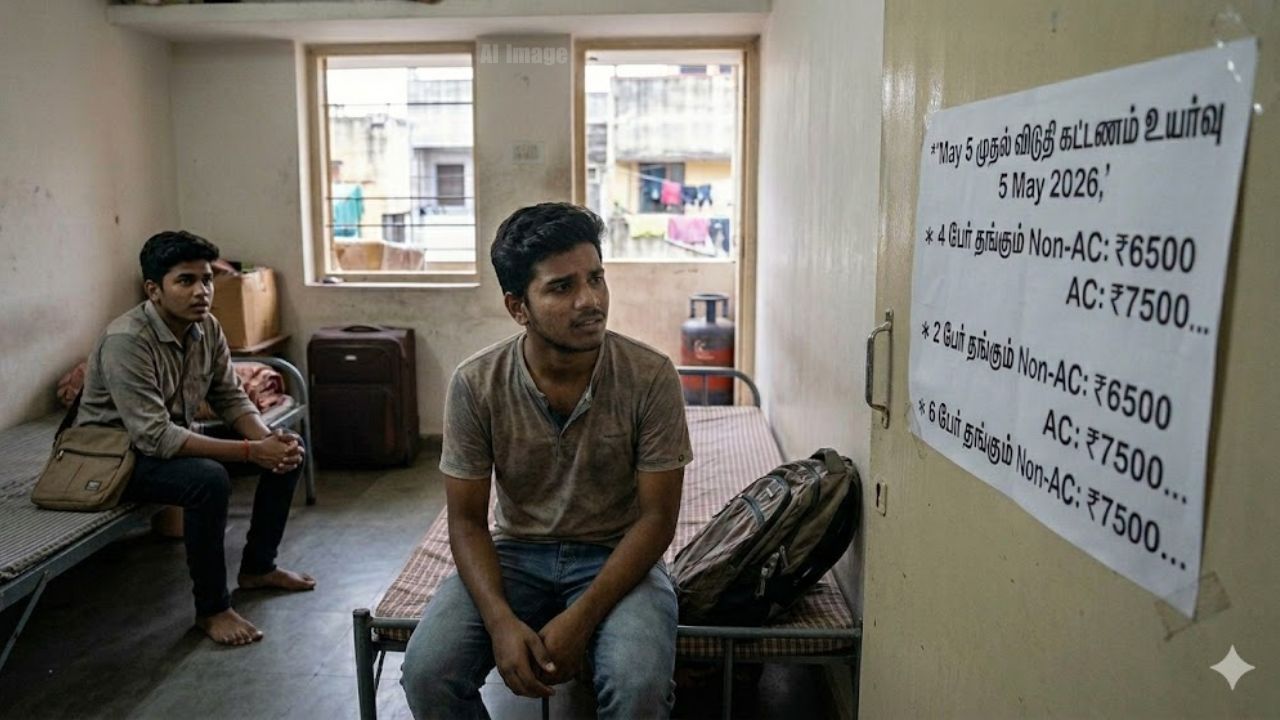 சிலிண்டர் விலை எதிரொலி: தங்கும் விடுதிகள் கட்டணம் உயர்வு!