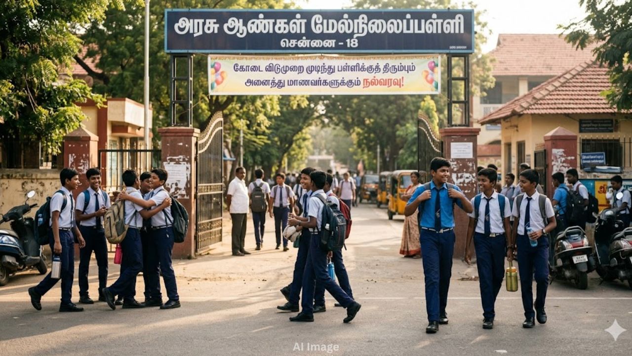 தள்ளிப்போகும் ஸ்கூல் Re-Open.. பள்ளி மாணவர்களுக்கு ஹேப்பி நியூஸ்!