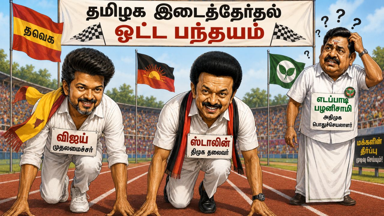 இடைத்தேர்தலை சந்திக்க தயாராகும் தவெக, திமுக.. குழப்பத்தில் அதிமுக!