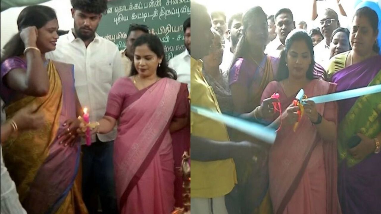 குத்து விளக்கு ஏற்றுவதில் குழப்பம்.. மேயர் பிரியா - தவெக எம்எல்ஏ பல்லவி இடையே மோதல்!