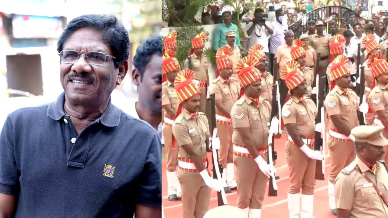 72 குண்டுகள் முழங்க பிரியா விடை...  இயக்குநர் பாரதிராஜா உடல் நல்லடக்கம்!