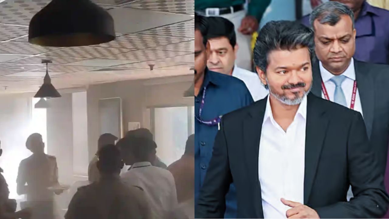 டெல்லியில் முதல்வர் விஜய் தங்கியிருந்த இல்லத்தில் தீ.. பெரும் பரபரப்பு!