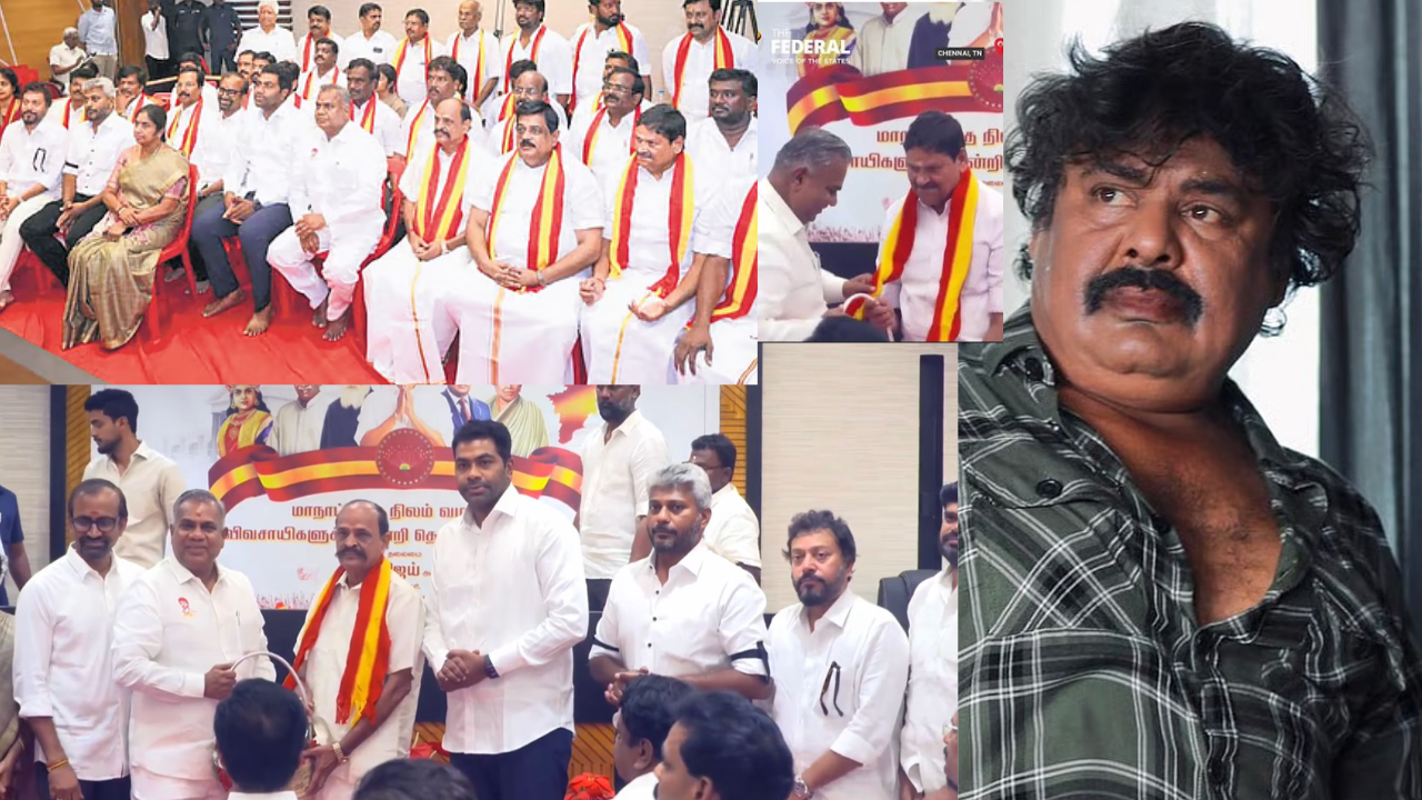 எடப்பாடி உறவினர், நடிகர் மன்சூர் அலிகான் உள்ளிட்டோர் தவெகவில் ஐக்கியம்