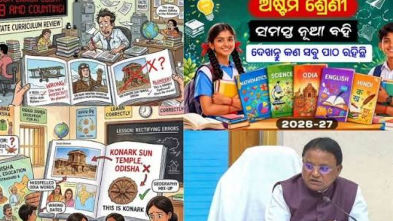 ஒடிசா அரசு பள்ளி பாடப்புத்தகத்தில் 1,678 தவறுகள் : மாணவர்கள், பெற்றோர், கல்வியாளர்கள் அதிர்ச்சி 