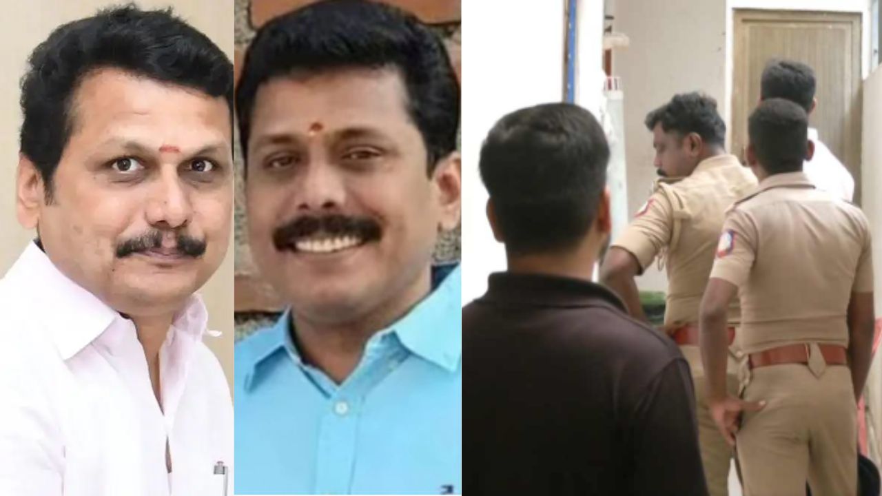 முன்னாள் அமைச்சர் செந்தில் பாலாஜி வீட்டில் காவல்துறை.. சென்னையில் பரபரப்பு!