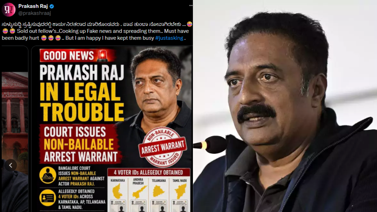 4 மாநிலங்களில் வாக்காளர் அட்டை? - பிரகாஷ் ராஜ் விளக்கம் ! 