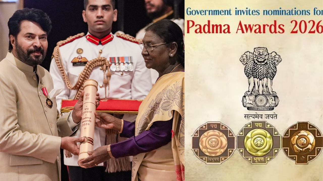  பத்ம விருதுகள் வழங்கிய ஜனாதிபதி முர்மு... மம்முட்டி, மாதவன், ரோகித் சர்மாவுக்கு உயரிய கவுரவம் !