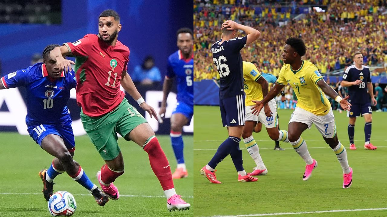FIFA: உலகக் கோப்பை கால்பந்து: ஸ்காட்லாந்தை துவம்சம் செய்த பிரேசில்; ஹைதியை வீழ்த்தியது மொராக்கோ!