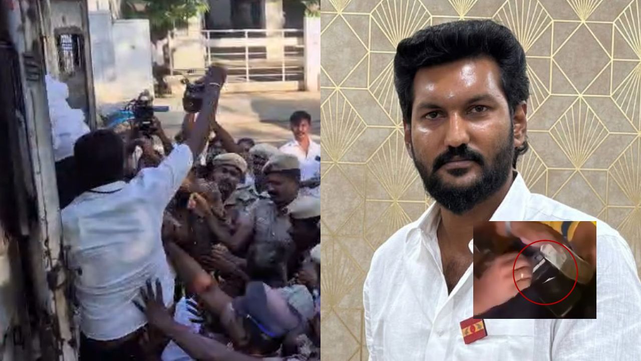 அமைச்சர் சரத்குமார் பதவி விலகக் கோரி போராட்டம்: போலீஸ் அனுமதி மறுப்பு; திமுகவினர் கைது!
