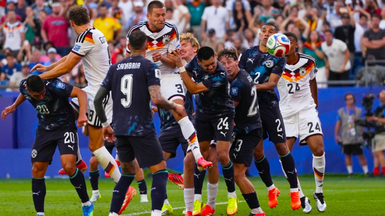 FIFA: உலகக்கோப்பை கால்பந்து: பெனால்டி ஷூட்அவுட்டில் வென்று அசத்திய பராகுவே.. வெளியேறியது ஜெர்மனி!