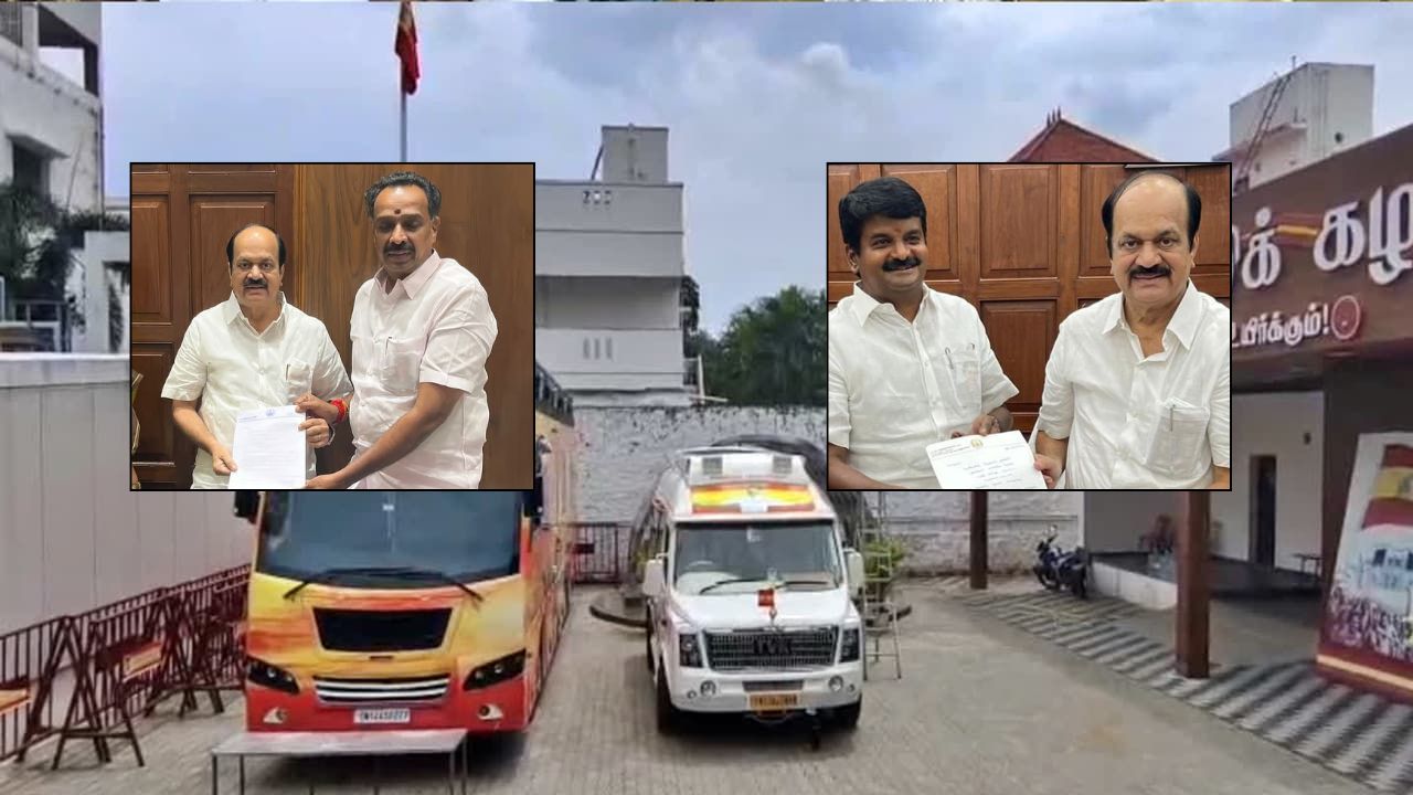 தேதி குறிச்சாச்சு.. தவெகவில் ஐக்கியமாகும் 'விஜயபாஸ்கர்கள்'!