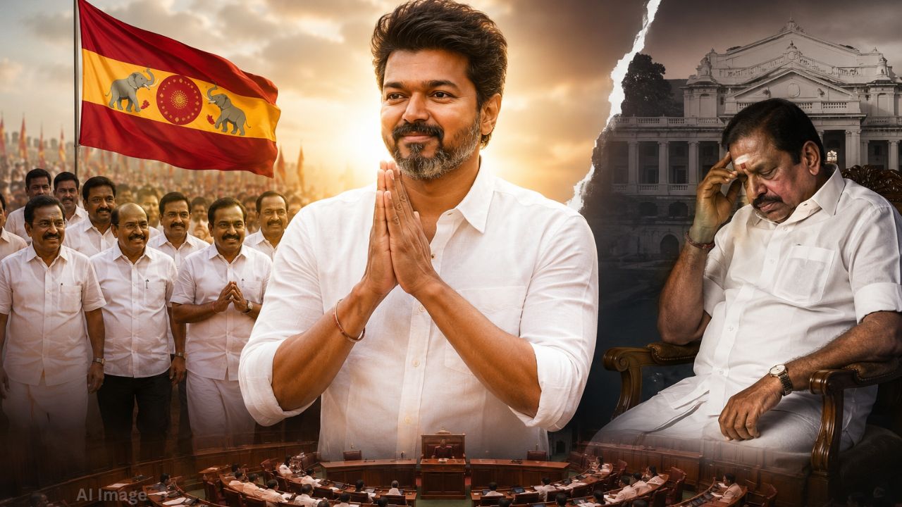 அதிமுகவிலிருந்து 10 எம்.எல்.ஏ-க்கள் த.வெ.க-விற்குத் தாவல்? தனிப்பெரும்பான்மையை நோக்கி நகரும் விஜய்!
