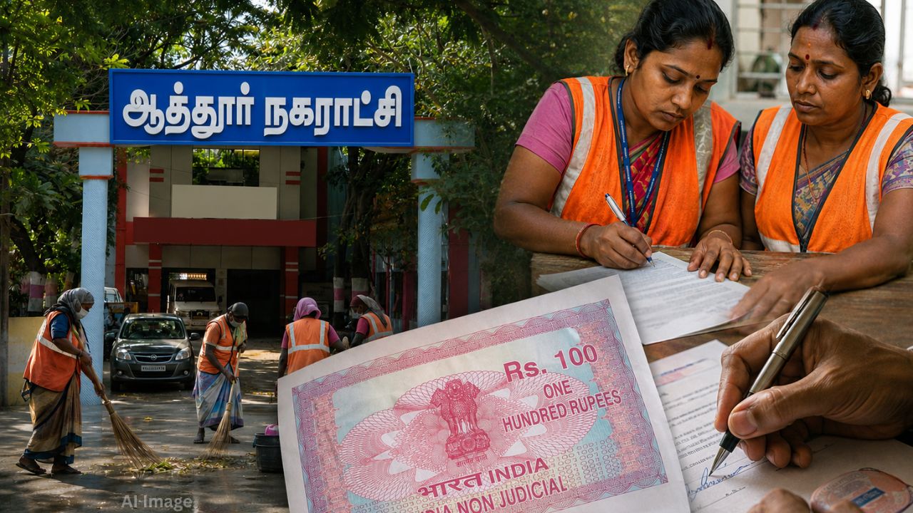 தூய்மைப் பணியாளர்களிடம் 'கொத்தடிமை' ஒப்பந்தம்? ஆத்தூர் நகராட்சியில் பரபரப்பு!