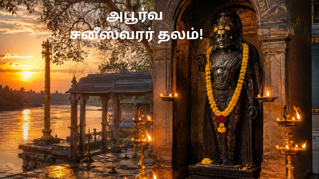 மேற்குநோக்கி அருள்பாலிக்கும் சுயம்பு சனீஸ்வரர்... பக்தர்கள் தேடி வரும் அதிசய ஆலயம்!