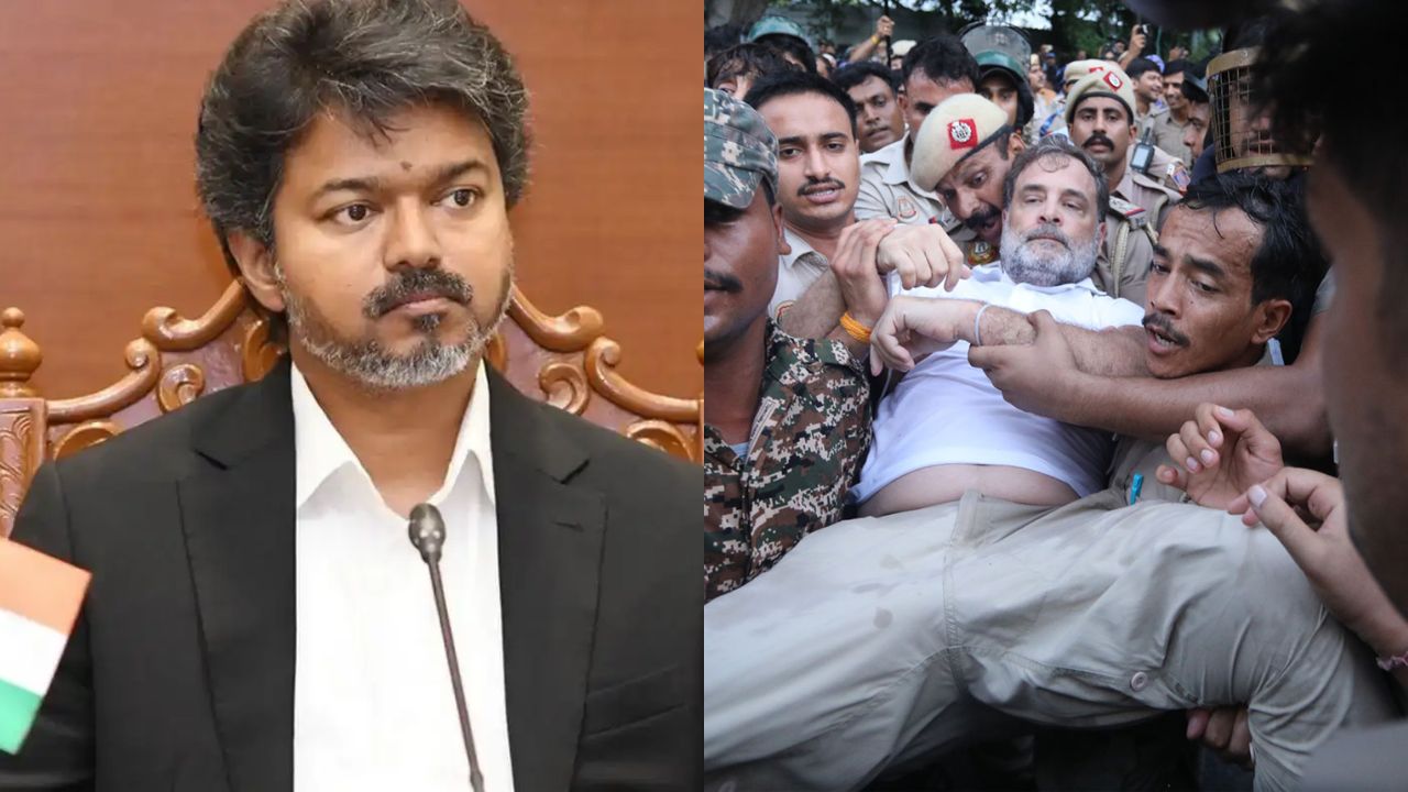 நீட் தேர்வு விவகாரம்: ராகுல் காந்தி கைது.. கொந்தளித்த முதலமைச்சர் விஜய்!