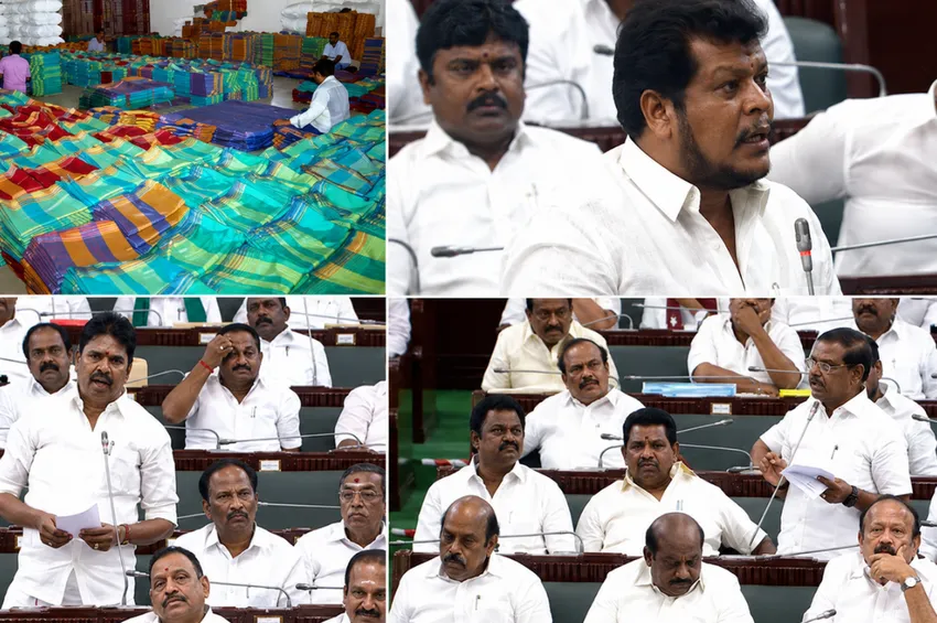 4 முழ வேஷ்டி விவகாரம்... திமுகவுக்கு அமைச்சர் விஜய் பாலாஜி சவால்!