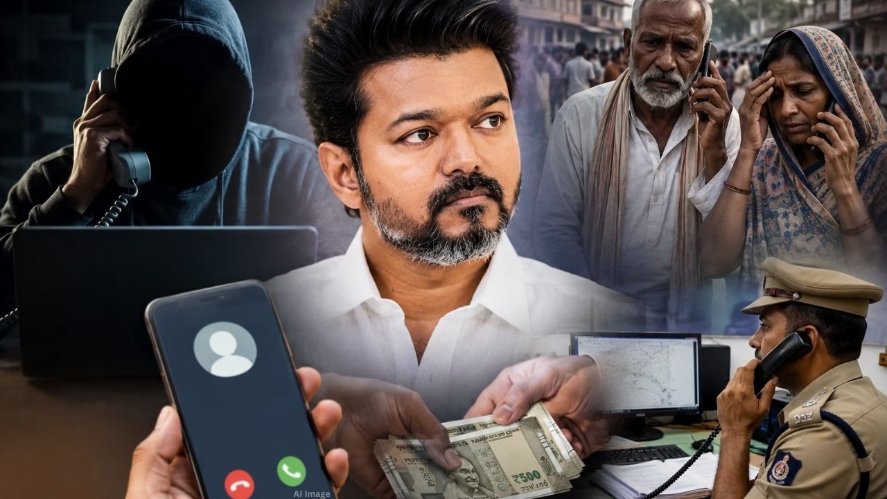 முதலமைச்சர் விஜய் பெயரில் மோசடி: மத்திய பிரதேசத்தில் சைபர் கும்பல் கைவரிசை!