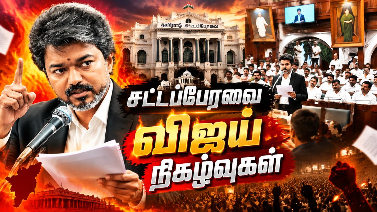 சட்டப்பேரவையில் வைரலான விஜயின் ஸ்பீச், சைகை என வெடித்த சர்ச்சைகள்! ஓர் அலசல்!