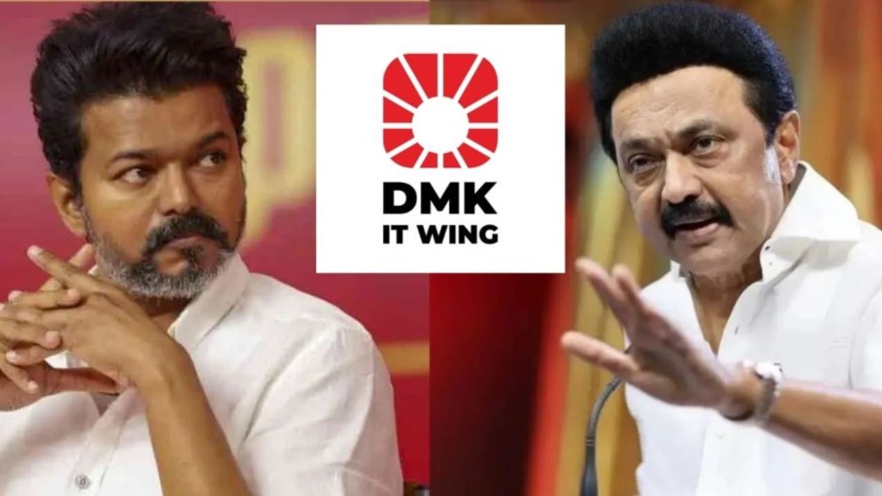 “ஏசி கேரவனுக்குள் பவுடர் பூசிய உனக்கு மிசா கொடுமை தெரியாது” – திமுக IT Wing விளாசல்!