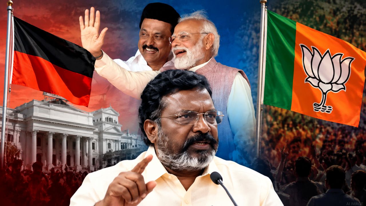 பாஜகவுடன் திமுக உறவில் இருந்தது... பகீர் கிளப்பிய திருமா !