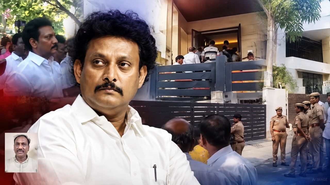 திருச்சியில் பரபரப்பு... முன்னாள் அமைச்சர் அன்பில் மகேஸ் வீட்டில் சிசிபி ரெய்டு!